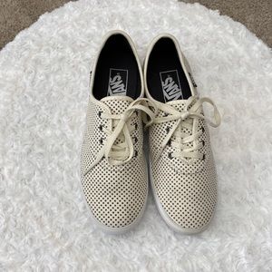 Vans black polka-dot sneakers